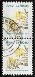 Stamps Brazil -  Flora Brasilera = Caesalpinia peltophoroides