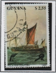 Stamps Guyana -  Barcos: Casco Siglo 17