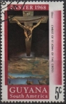 Sellos de America - Guyana -  Cristo d' San Juan d' l' Cruz