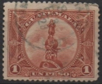 Stamps Guatemala -  Monumento a Colon