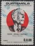 Stamps : America : Guatemala :  Rafael Arevalo Martinez