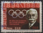 Stamps Guatemala -  Pierre d' Coubertin