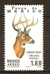 Stamps : America : Mexico :  Venado