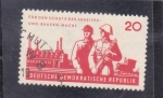 Stamps Germany -  para la protección del poder obrero y campesino