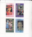 Stamps Eritrea -  Reina Isabel II
