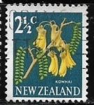 Sellos de Oceania - Nueva Zelanda -  Flores - Kowhai