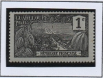 Stamps : America : Guadeloupe :  Puerto en Basse-Terre