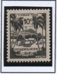 Stamps America - Guadeloupe -  Poblado