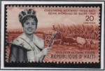 Stamps : America : Haiti :  Mis Haiti: Claudinette Fouchard