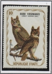 Stamps : America : Haiti :  Buho Virginianus