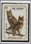Sellos de America - Hait -  Buho Virginianus