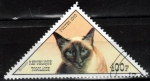 Stamps : Africa : Togo :  gato Balinés .