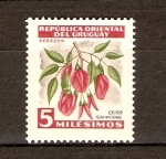 Stamps America - Uruguay -  Flor de Ceibo
