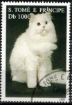 Stamps : Africa : S�o_Tom�_and_Pr�ncipe :  Gato,Chinchilla Persa.
