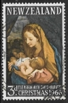 Sellos de Oceania - Nueva Zelanda -  La Virgen y el Niño por Carlo Maratta