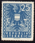 Sellos de Europa - Austria -  1945 Escudo