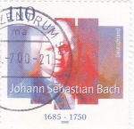 Sellos del Mundo : Europa : Alemania : Johann Zebasdtian Bach