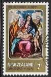 Stamps New Zealand -  Navidad 1978 - La Sagrada Familia por El Greco