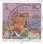 Stamps Germany -  1000 aniv. Bad Frankenhausen