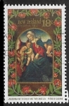 Stamps New Zealand -  Navidad 1982 - La Virgen y el Niño