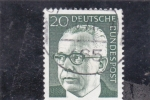 Sellos de Europa - Alemania -  Dr. h.c. Gustav Heinemann (1899-1976), 3er Presidente Federal