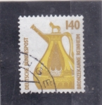 Stamps Germany -  jarra de bronce 