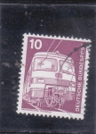 Stamps Germany -  tren electrico