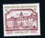 Sellos de Europa - Liechtenstein -   Europa- Edificio Monumental