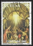Sellos del Mundo : America : Guyana : Navidad 1993 - Pentecostés de Tiziano