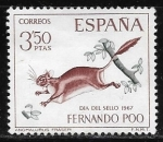 Stamps Spain -  Ardillas