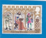 Stamps United Kingdom -  El buen rey Wenceslao, el paje y el campesino