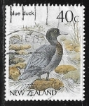 Stamps New Zealand -  Aves - Blue Duck 
