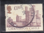 Stamps United Kingdom -  castillo Caernarfon 