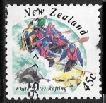 Stamps New Zealand -  White Water Rafting