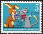 Stamps : Europe : Germany :  Figuras de la Televisión Infantil de la DDR.