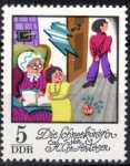 Stamps : Europe : Germany :   Cuentos de hadas. "La reina de las nieves".