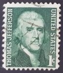 Sellos de America - Estados Unidos -  Thomas Jefferson