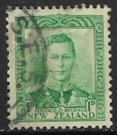 Stamps New Zealand -  King George VI