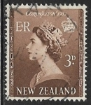 Sellos de Oceania - Nueva Zelanda -  Coronación Queen Elizabeth II 