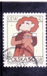 Sellos de Europa - Polonia -  zodiaco- leo