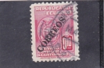 Stamps : America : Ecuador :  timbre-servicio consular