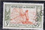 Stamps Benin -  pescador de laguna
