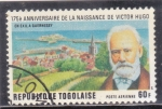 Stamps : Africa : Togo :  175 Años nacimiento Victor Hugo