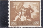 Stamps Spain -  El quitasol (Goya)(47)