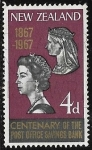 Stamps New Zealand -  Queens Elisabeth & Victoria