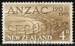Stamps New Zealand -  Anzac