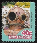 Stamps New Zealand -  Curious Letterboxes Buzones de correo