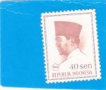 Stamps Indonesia -  PRESIDENTE SUKARNO