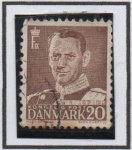 Stamps Denmark -  Rey Frederick IX