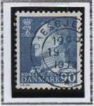 Stamps Denmark -  Rey Frederick IX